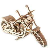 Maquette mécanique en bois Moto Cruiser 152 pièces 22×12×8cm Puzzle 3D Ewa Eco Wood Art