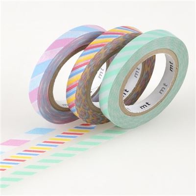 Masking Tape Slim Twist A Set 3 Rouleaux 6mm x 10m