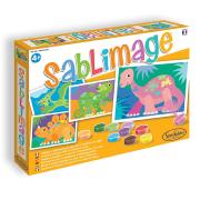 Kit Tableau de Sable Dinosaures 4 Tableaux Sablimage Sentosphère