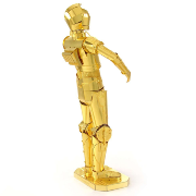 Maquette Métal Star Wars C-3PO Robot 12 cm Métal Doré MMS270 Metal Earth