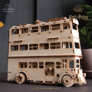 Ugears Maquette Bois Harry Potter Bus 3 étages The Knight Bus Puzzle 3D Mécanique