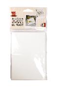 Set de 10 Cartes blanches et 10 Enveloppes 11 x 15.8 cm