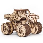 Maquettes en bois 5 Véhicules à construire 364 pièces Puzzle 3D Vehicules Set Ewa Eco Wood Art