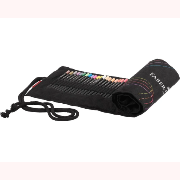 Crayons de couleur Black Edition 72 couleurs Mine tendre Trousse roulée Faber Castell