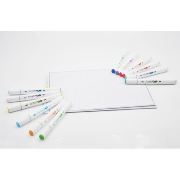 Kit Coloriage Mystère Exotic Mandala 12 Marqueurs Acrylique Graph'It Go et 8 Cartes