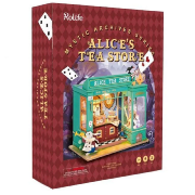 Kit Maquette Bois Miniature Alice's Tea Store 14x20x22 cm DG156 Rolife