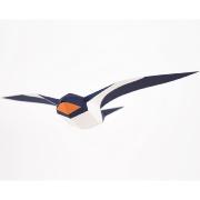 Kit de pliage Prédécoupé Hirondelle Rustique 27 cm Oiseau en Papier 3D Plego