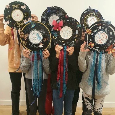 [Photo] Atelier Cratif Enfant Disque Vinyle Dcoratif Spcial Anniversaire  L'Atelier Chez Soi Montauban 