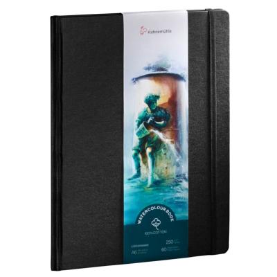 Livre Aquarelle Watercolour Book 100% coton 250g A6 portrait 30f 60p Hahnemuhle