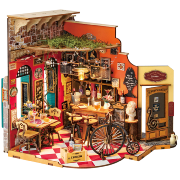 Kit Maquette 3D Cheers Bar&Dining miniature à fabriquer 22x15x18 cm DG173 Rolife