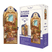 Kit Maquette Book Nook Bibliothèque Magique 28.6x7.1x19 cm TQ134 Serre-livres Magical Library Miniature 3D  ToneCheer