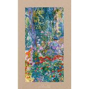 Calendrier mural Luxe 2026 Le jardin dans l'Art 12 illustrations 12 mois Doré Or chaud 29X49 cm Ed Desastre