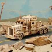 Maquette Bois Camion 22.5cm Puzzle 3D de 286 pièces MC502 Rokr