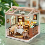 Kit Maquette Super Creator Salon de Thé DW011 Sweet Sips Tea 154 pièces Rolife