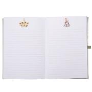 Carnet souple de luxe Renard 15x21cm ligné Elastique et Ruban marque-page Dorures Wrendale