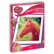 Kit Canevas à Diamanter Cheval 1 Tableau Art et Créations Sentosphère